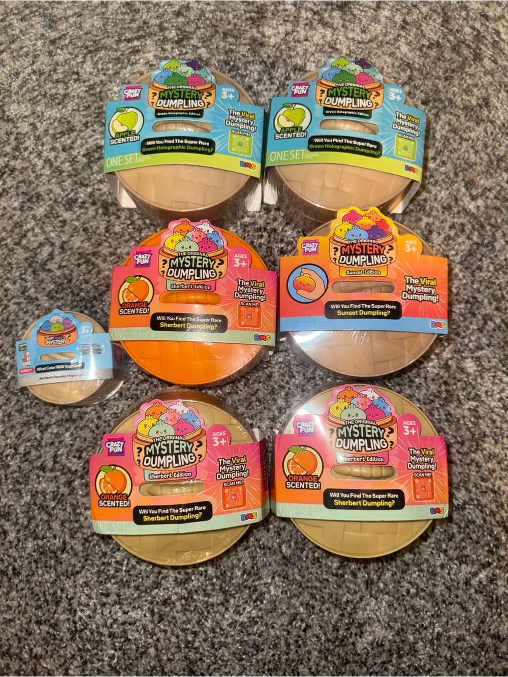 7 RMS Crazy Fun Mystery Dumpling Squishy Sealed